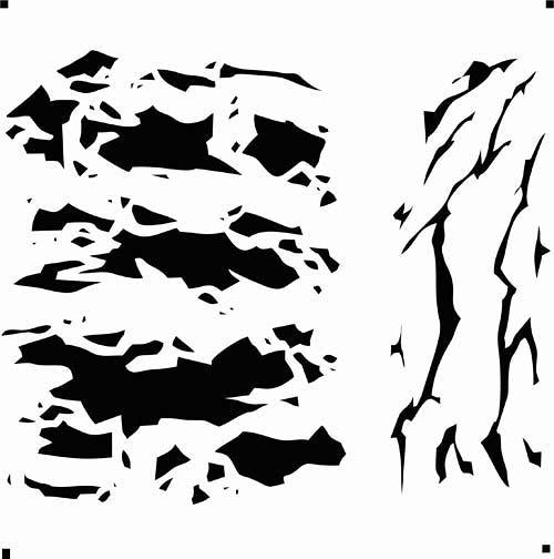 camouflage reference and stencils